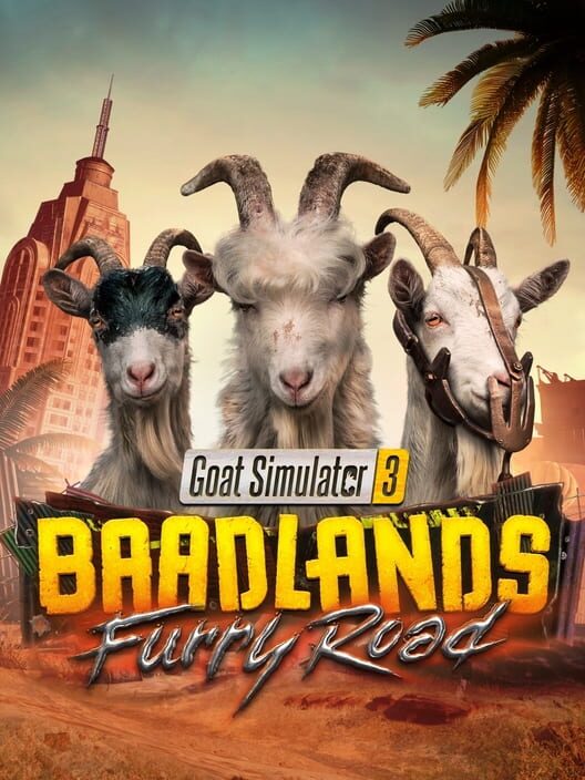 Goat Simulator 3: Baadlands: Furry Road borítókép