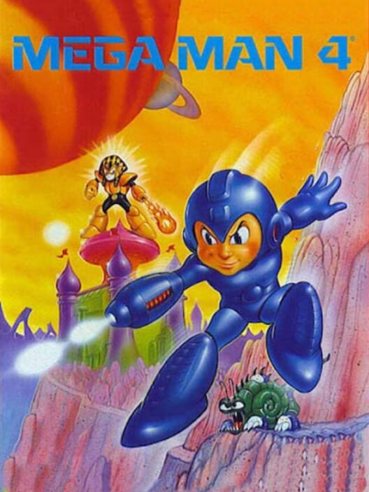 Mega Man 4 borítókép
