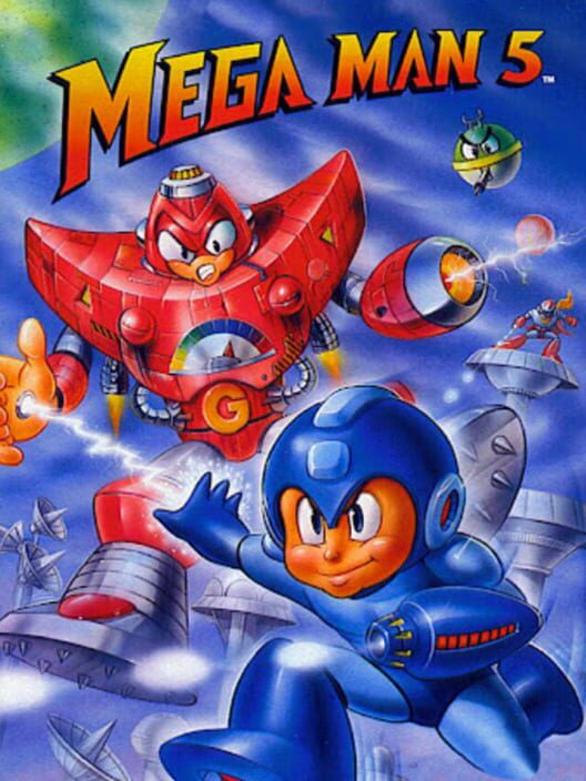 Mega Man 5 borítókép