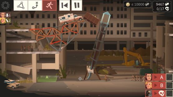 Bridge Constructor: The Walking Dead képernyőkép 2