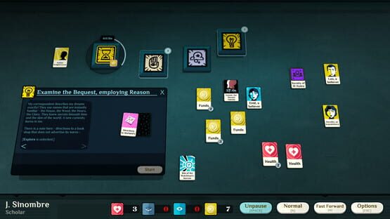Cultist Simulator képernyőkép 2