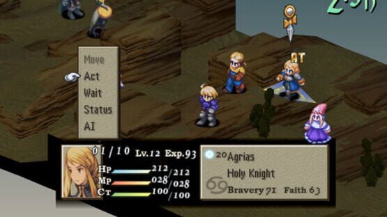 Final Fantasy Tactics: The War of the Lions képernyőkép 1