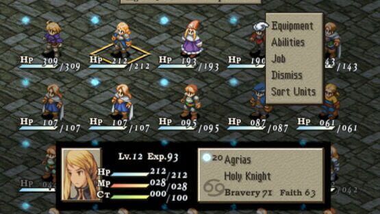 Final Fantasy Tactics: The War of the Lions képernyőkép 3