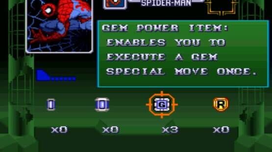 Marvel Super Heroes in War of the Gems képernyőkép 2