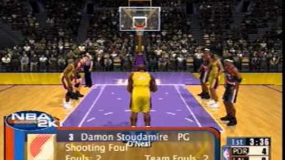 NBA 2K1 képernyőkép 1